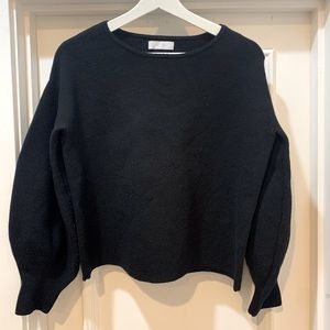 Oak + Fort black small sweater